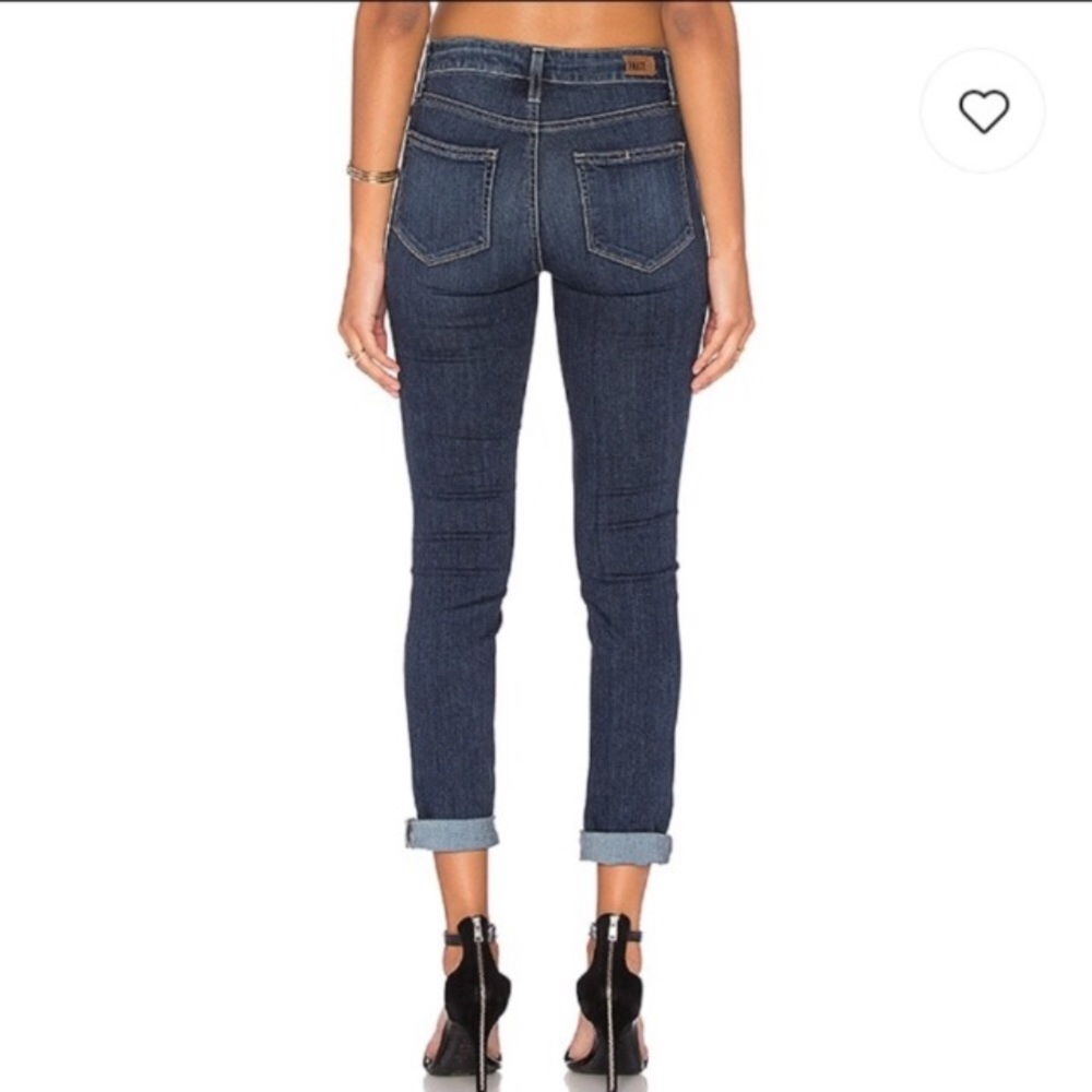 Paige Transcend Horton Crop Roll-Up Jeans